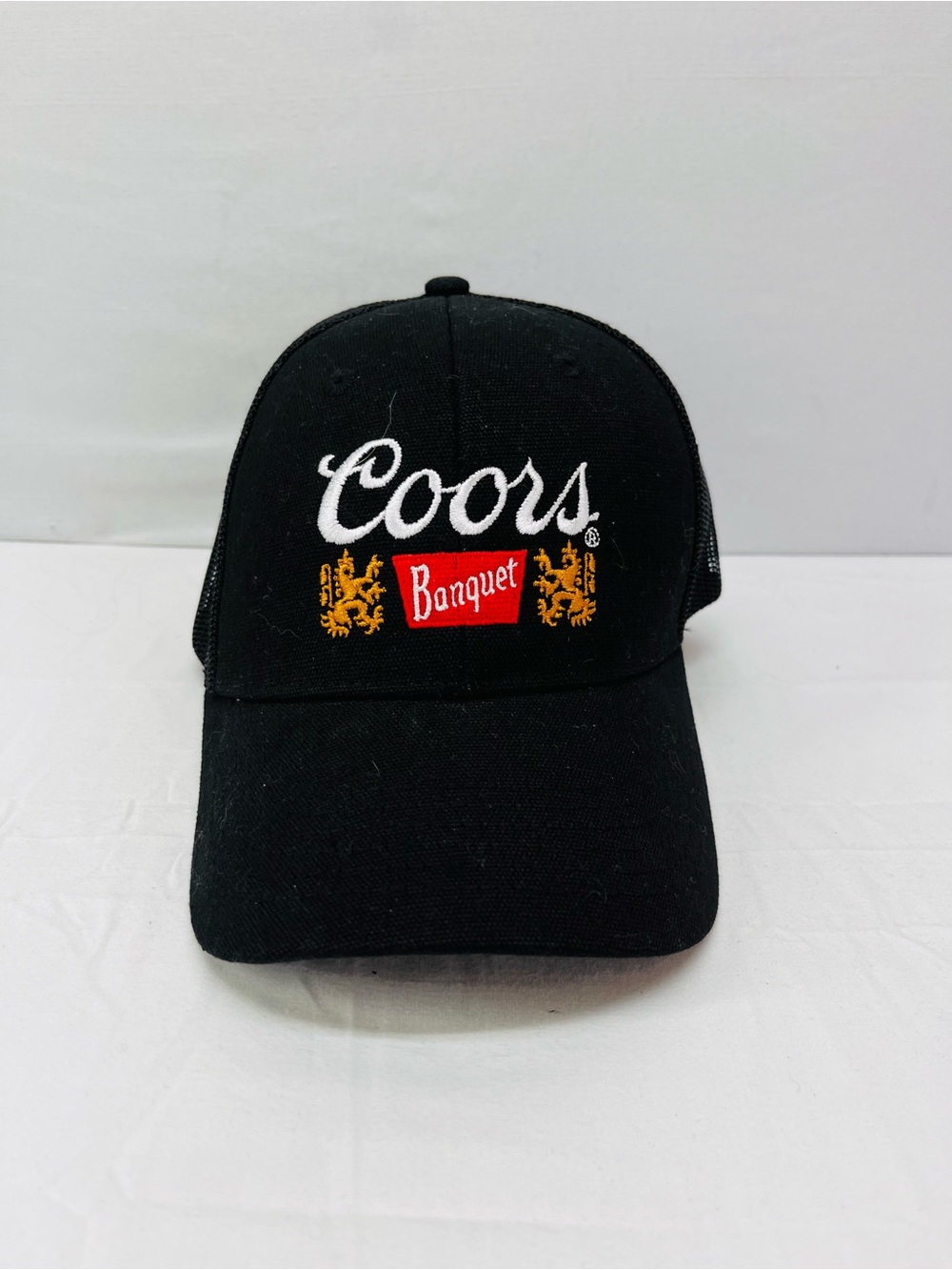 Coors‎ Banquet Black Embroidered Trucker Hat